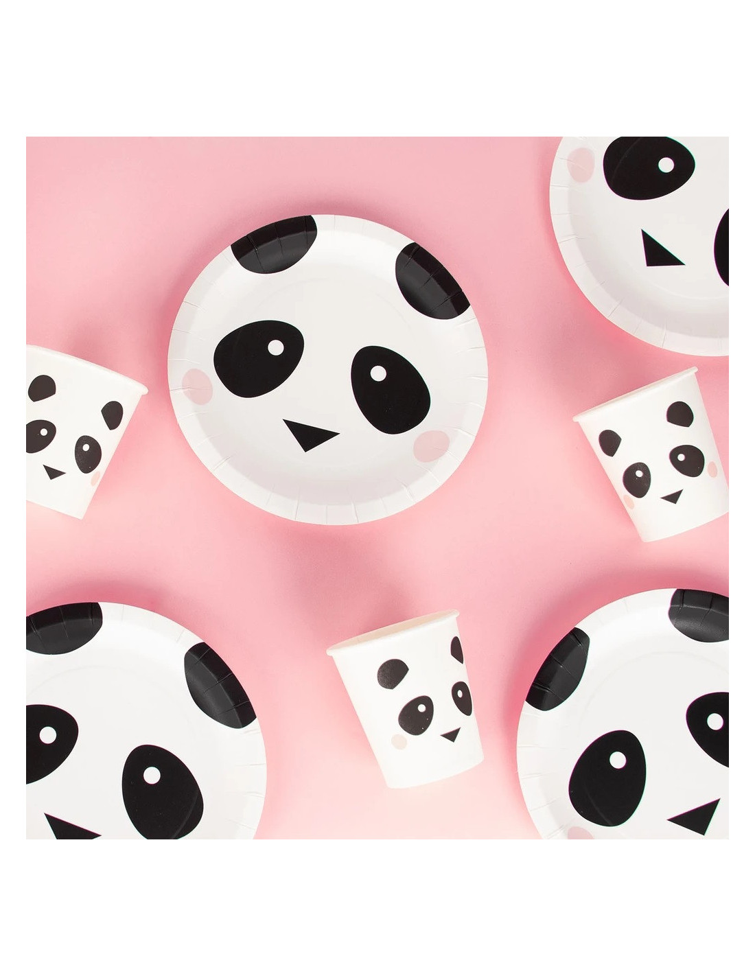 Panda Fête D'Anniversaire Table Décoration Fournitures assiettes/Serviettes/Cups Usefu@#s