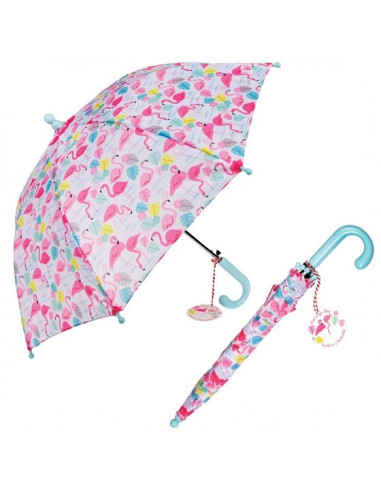 Parapluie Enfant Imprimé Flamant Rose