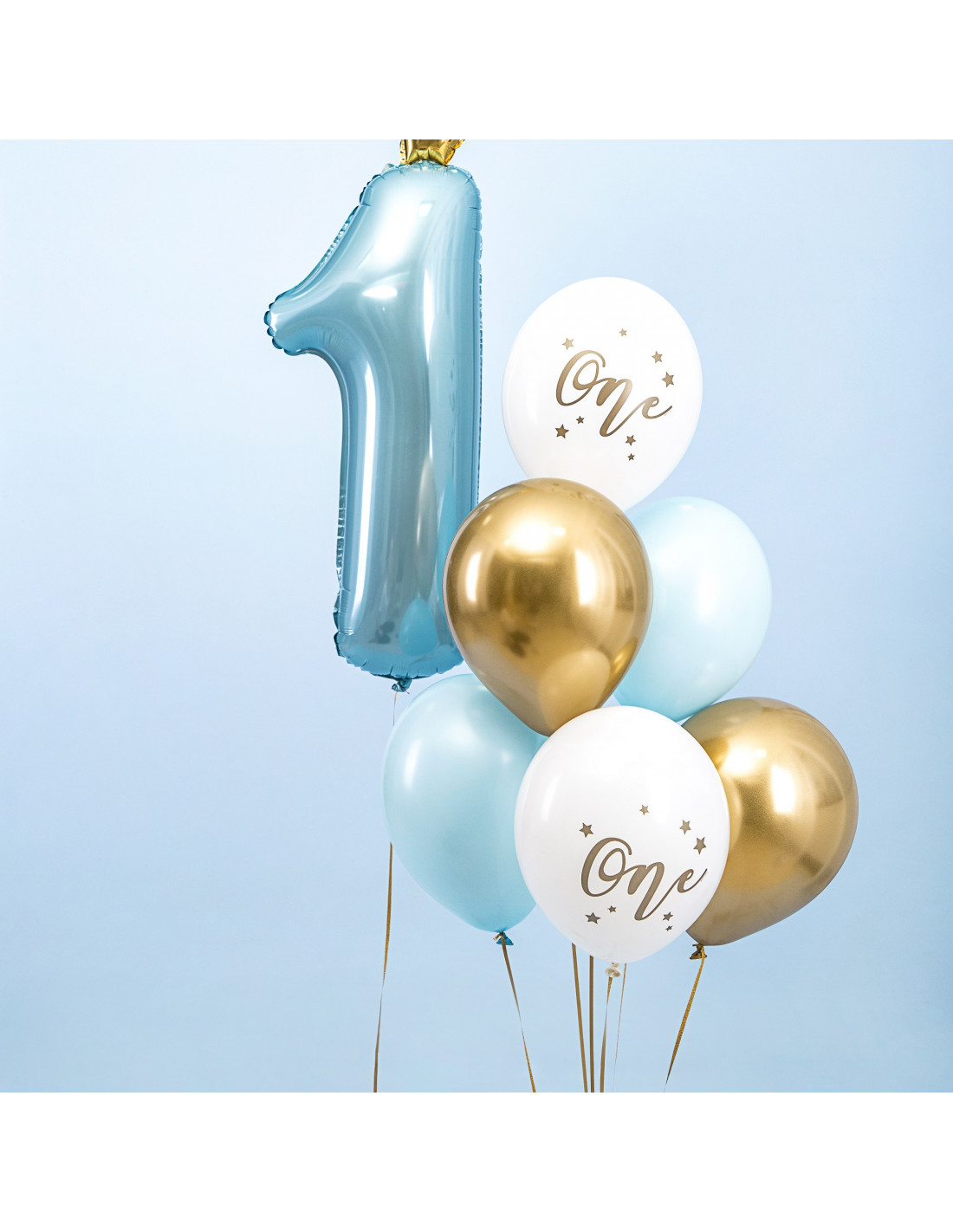 Joyeux Anniversaire Ballons 12" AIR FILL 1-50 ans Couleurs mélangées Packs de 12 