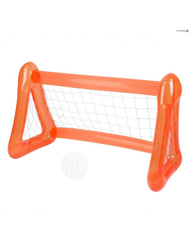 Cage de Foot Gonflable Orange Fluo Sunnylife - Les Bambetises