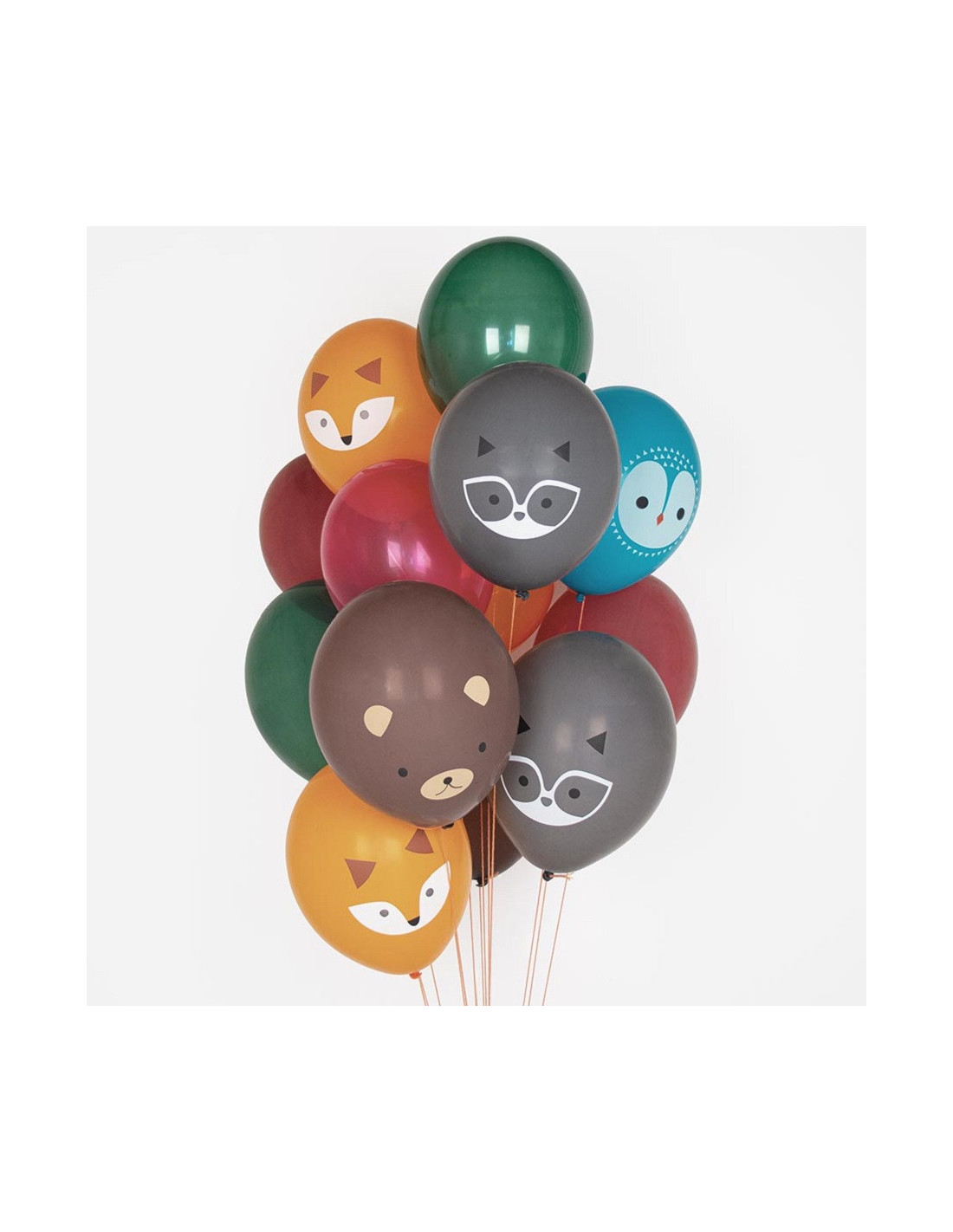 Ballons Animaux de la Foret 8 Pieces Siumir Ballons Helium Géant Ballons  Anniversaire Décoration de Fête d'anniversaire Hérisson, Renard, Raton  Laveur, Écureuil, Ours, Cerf, Lapin, Hibou : : Cuisine et Maison