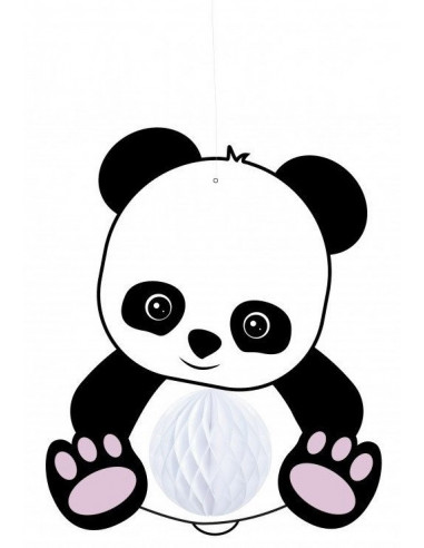 suspension-panda-avec-boule-alveolee-deco-baby-shower-bapteme-anniversaire-panda