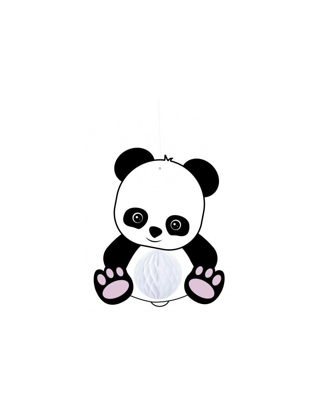 6 Habillages Caissettes Cupcakes Panda - Les Bambetises