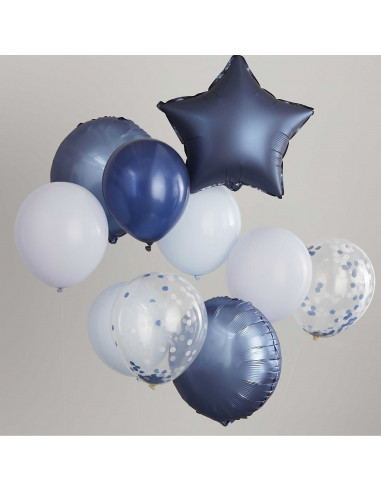 kit-10-ballons-bleu-marine-et-blanc-anniversaire-adulte