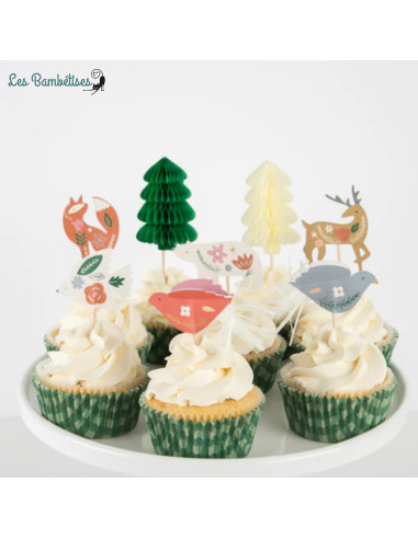 kit-cupcake-24-pieces-animaux-des-bois-meri-meri