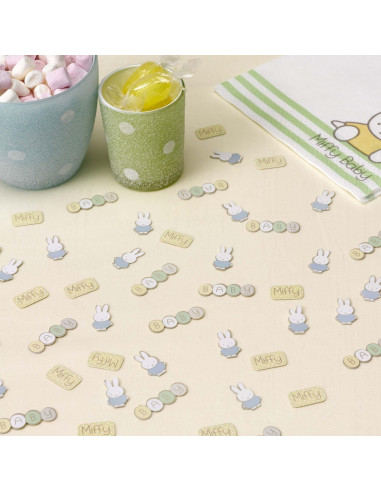 Confettis de table anniversaire Miffy