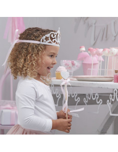 Anniversaire 1 An Theme Princesse Deco Fille Les Bambetises