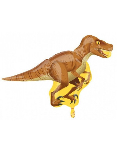 Ballon métallique dinosaure Raptor 101cmsX71cms