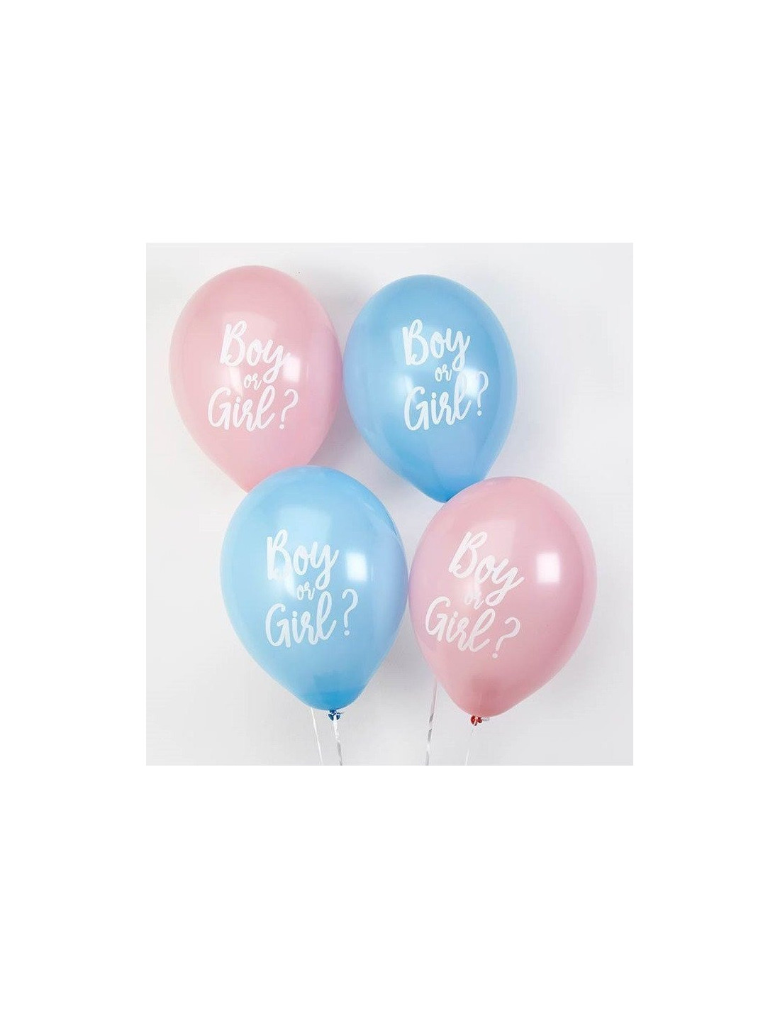 Kit Ballon Annonce Surprise Fille ou Garçon avec Confettis - Les Bambetises