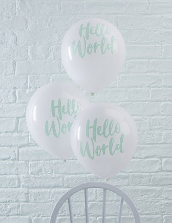 Ballons Baby Shower Imprimés Latex