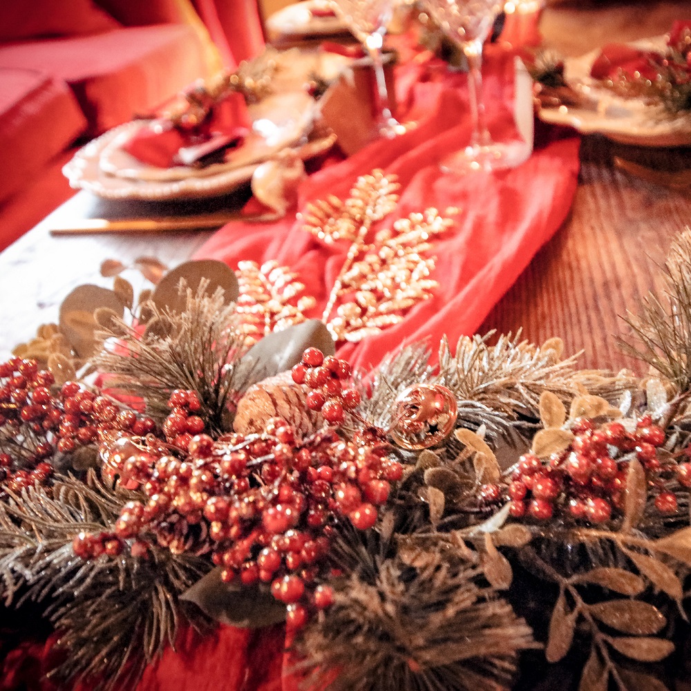 Bougie dans Photophore en Verre à Paillettes - Décoration de Noël - Couleur  au Choix - Jour de Fête - Traditionnel - Thèmes de Noël